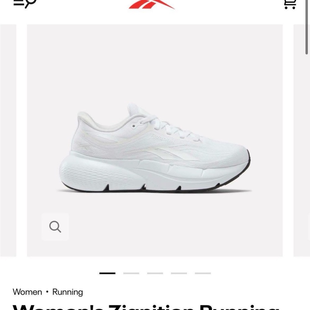 Reebok Women's White Running Sneakers